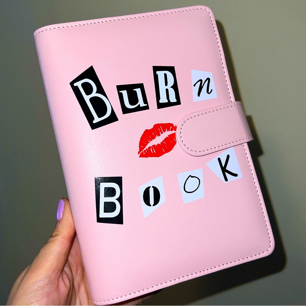 Money challenge book: burn book edition
